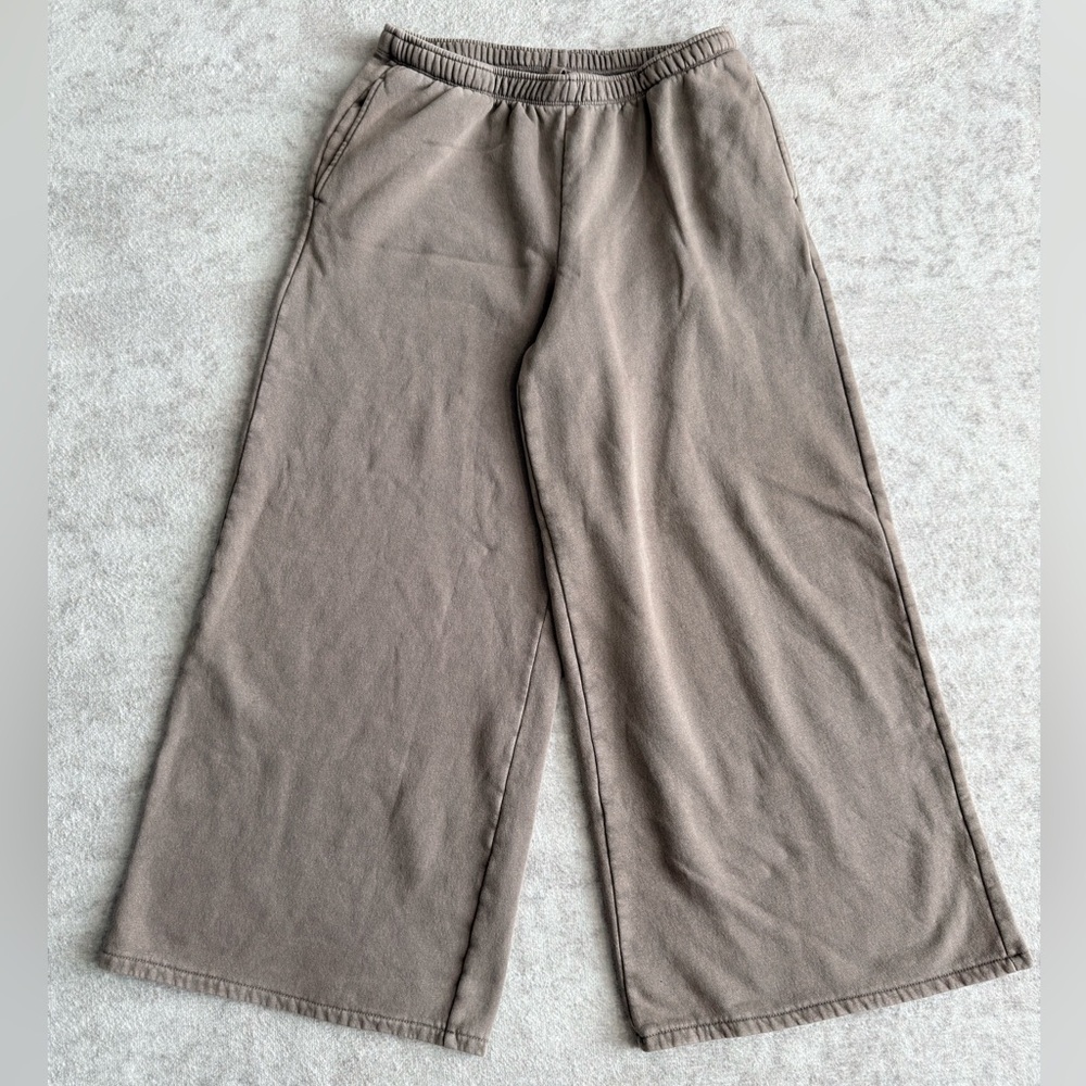 GAP Soft Baggy Wide-Leg Sweatpants (Petite Medium)